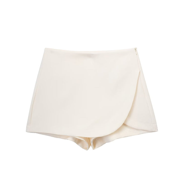 Shavina - Minifalda-Pantalón Cruzada De Cintura Alta