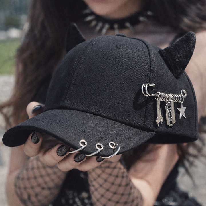 González - Gorra con visera Ajustable de Cuerno de Vaca