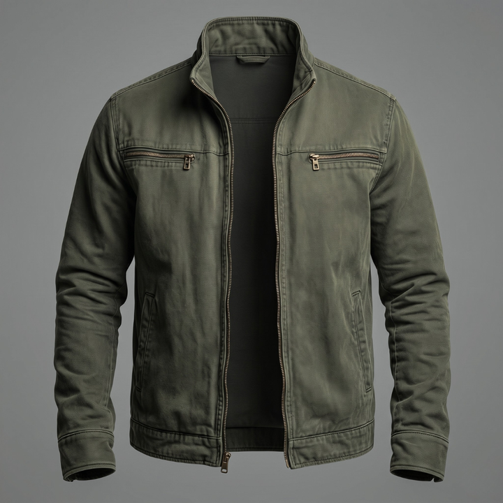 Narick - Chaqueta Vaquera Holgada Con Cremallera