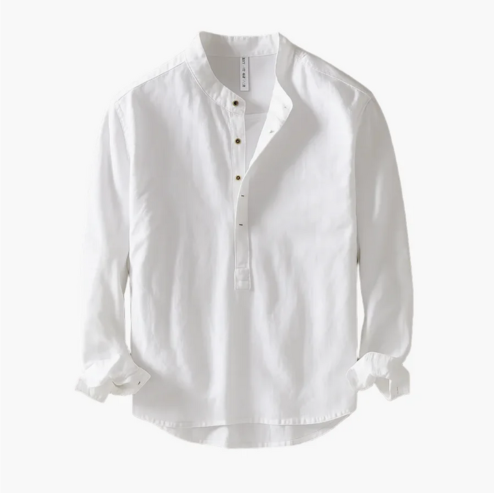 Fintan - Camisa De Verano Con Tapeta De Botones