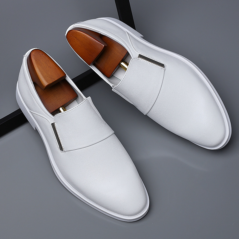 Hader - Mocasines de Piel Con Punta Afilada