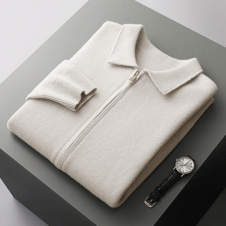 Keelon - Elegante Jersey De Lana Con Cremallera