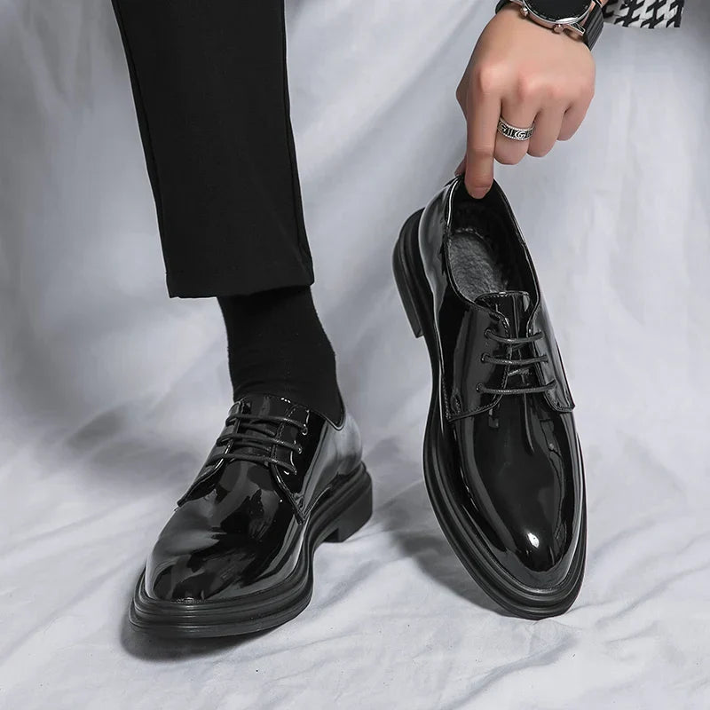 Kian - Zapatos De Cuero Con Cordones