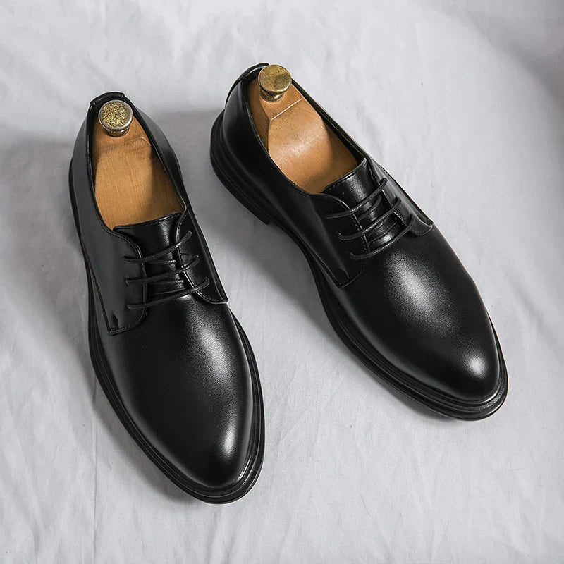 Kian - Zapatos De Cuero Con Cordones