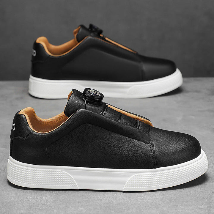 Ektor - Cuero Antideslizante Zapatilla Deportiva