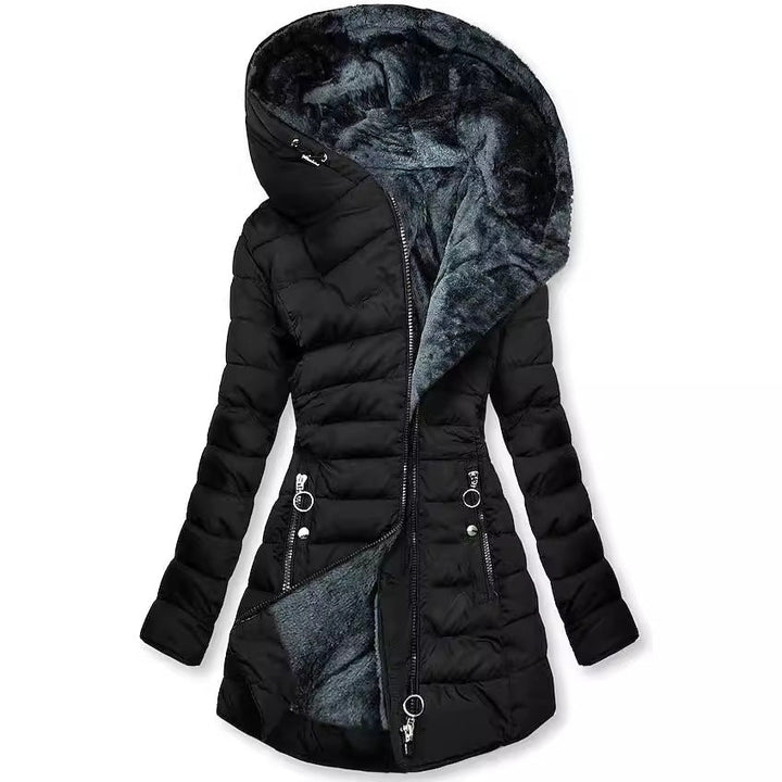 Ilariy - Abrigo Acolchado De Invierno Con Capucha