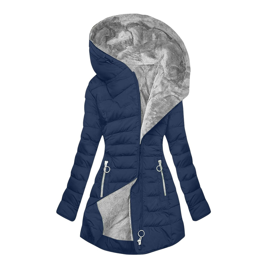 Ilariy - Abrigo Acolchado De Invierno Con Capucha