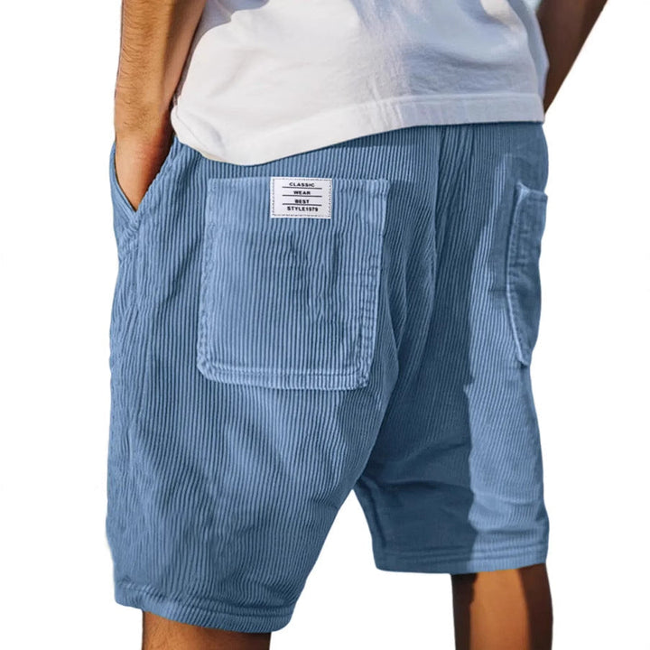 Festus - Pantalón Corto Entallado De Textura Refinada