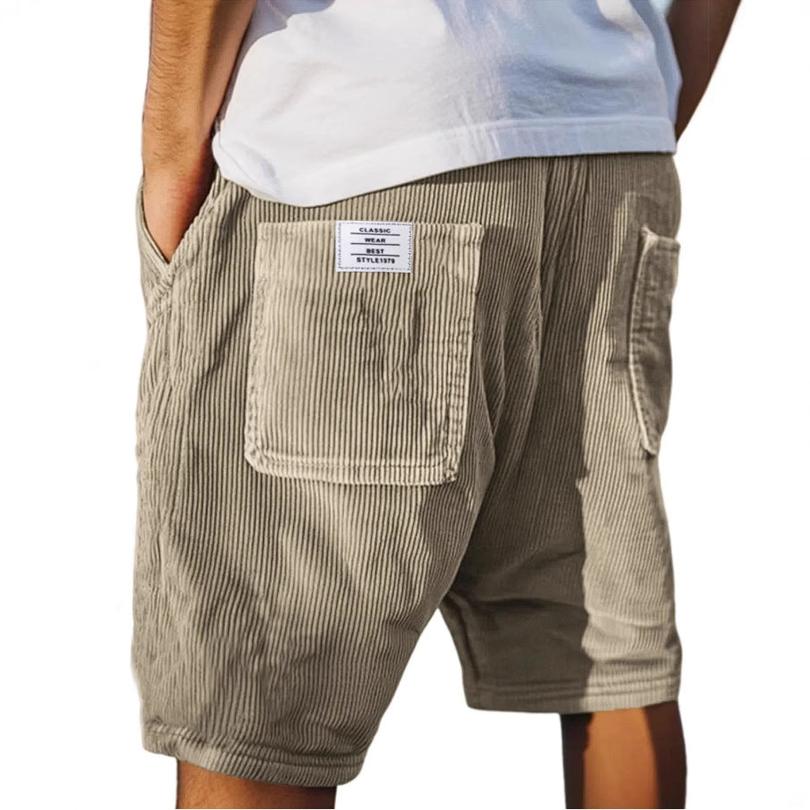 Festus - Pantalón Corto Entallado De Textura Refinada