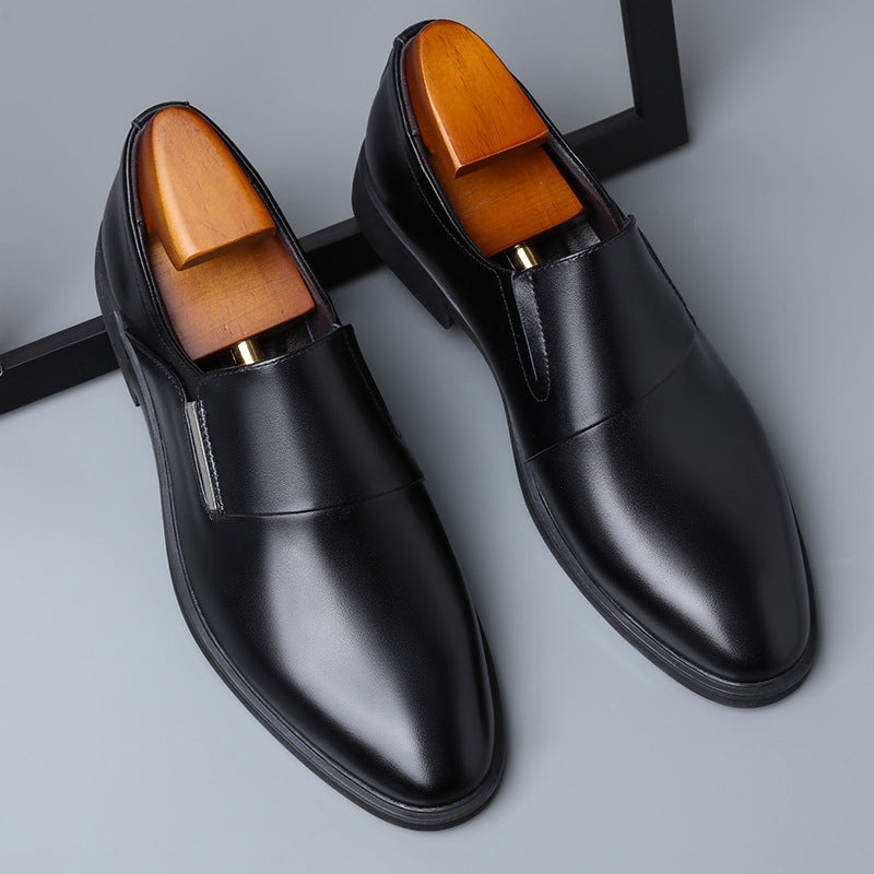 Hader - Mocasines de Piel Con Punta Afilada