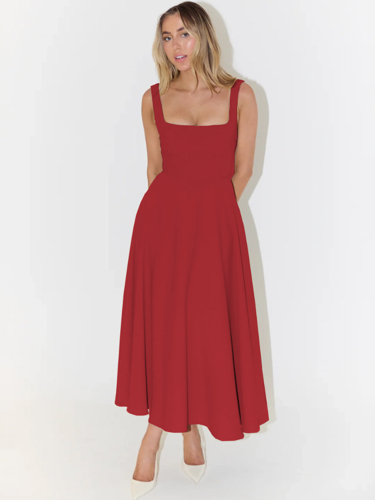 Nangula - Elegante Vestido De Rayón
