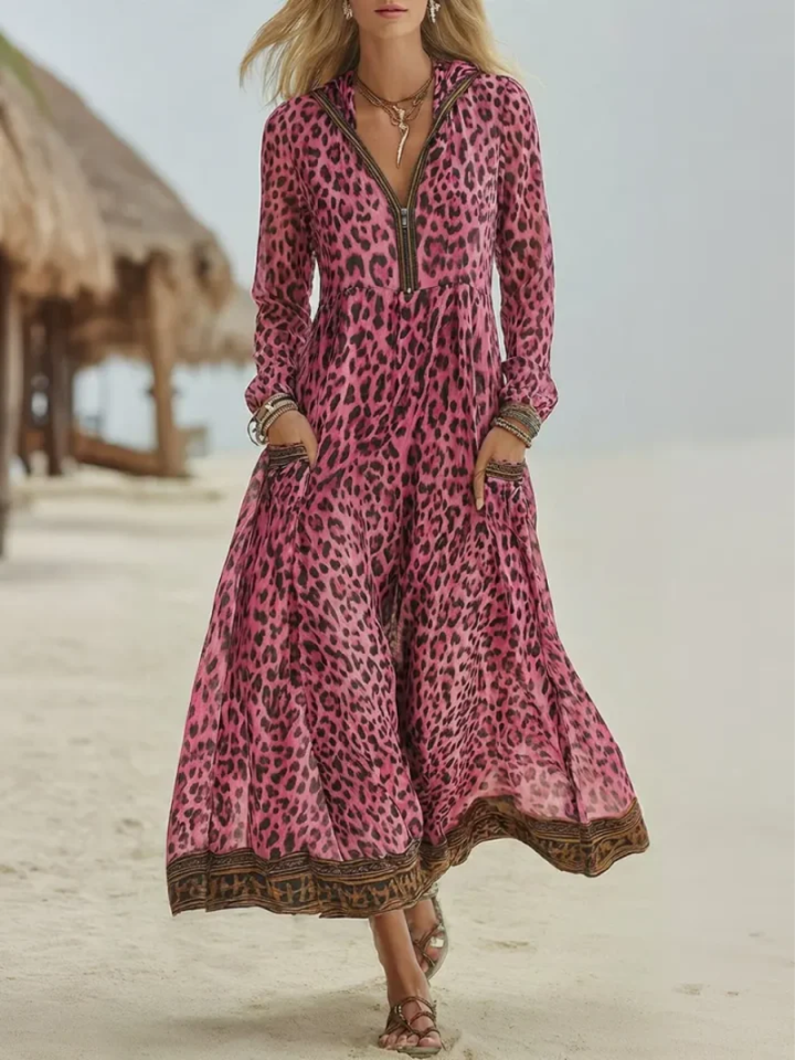 Yethrika - Vestido Elegante Con Cremallera