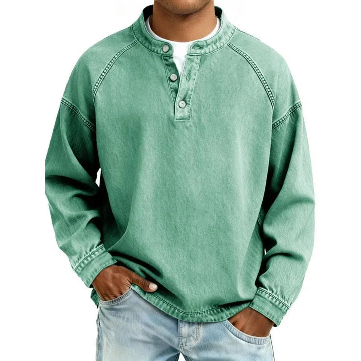 Stuart - Camisa Vintage Con Botones