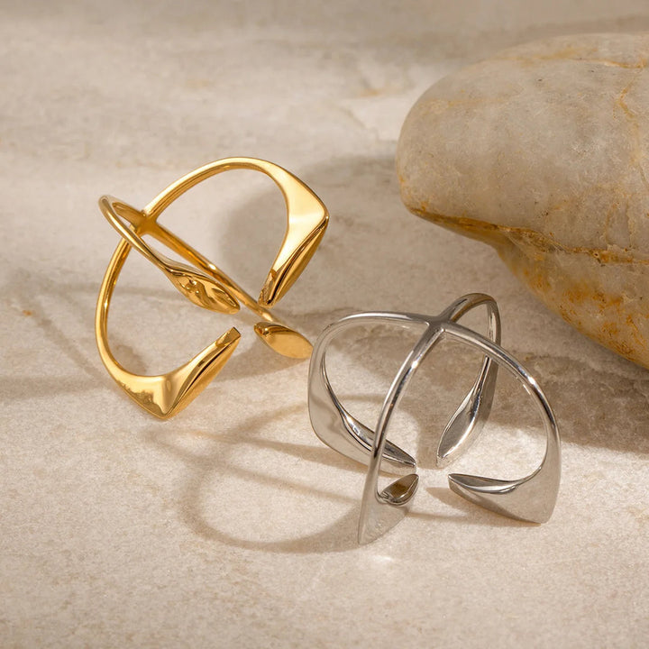 Gerti  - Anillo de Plata de ley Cuatro Puntos