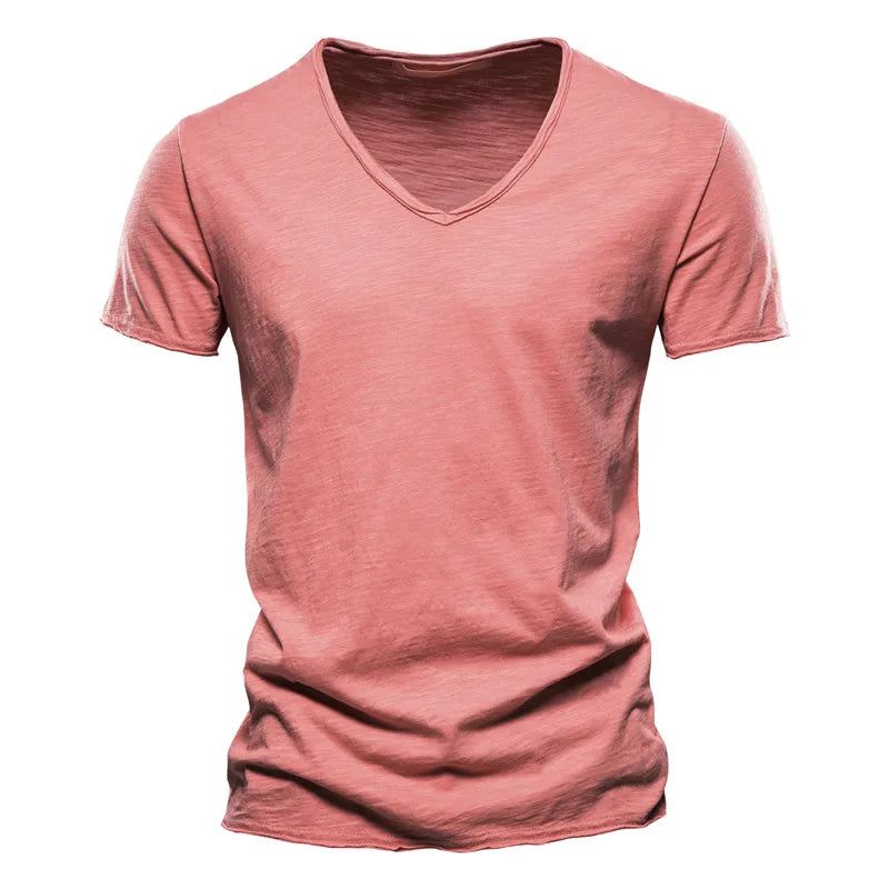 Tibor - Camiseta de Algodón Para Verano