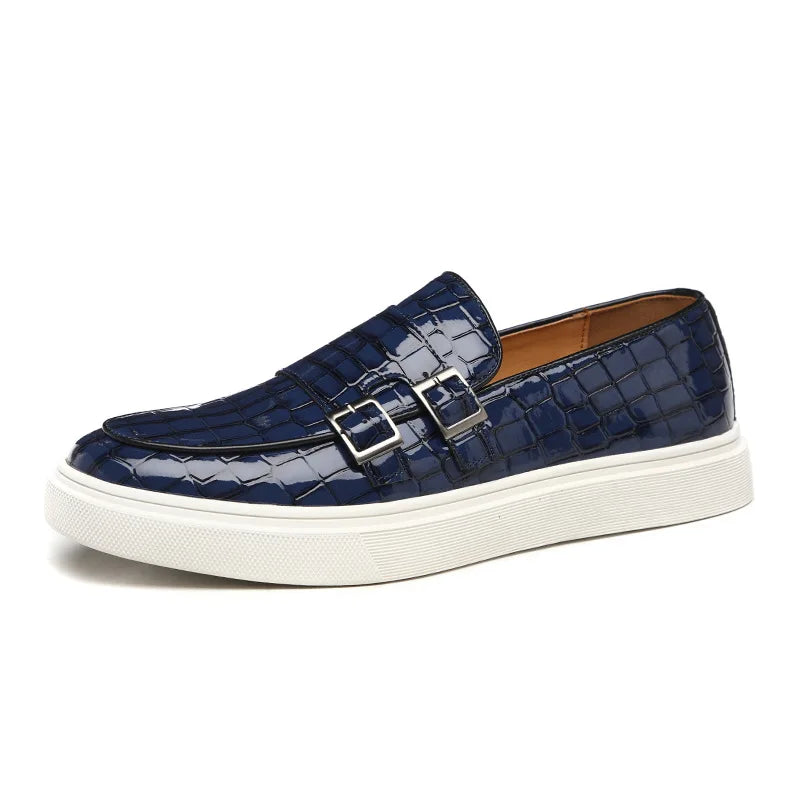 Loic - Mocasín Con Estampado De Cocodrilo