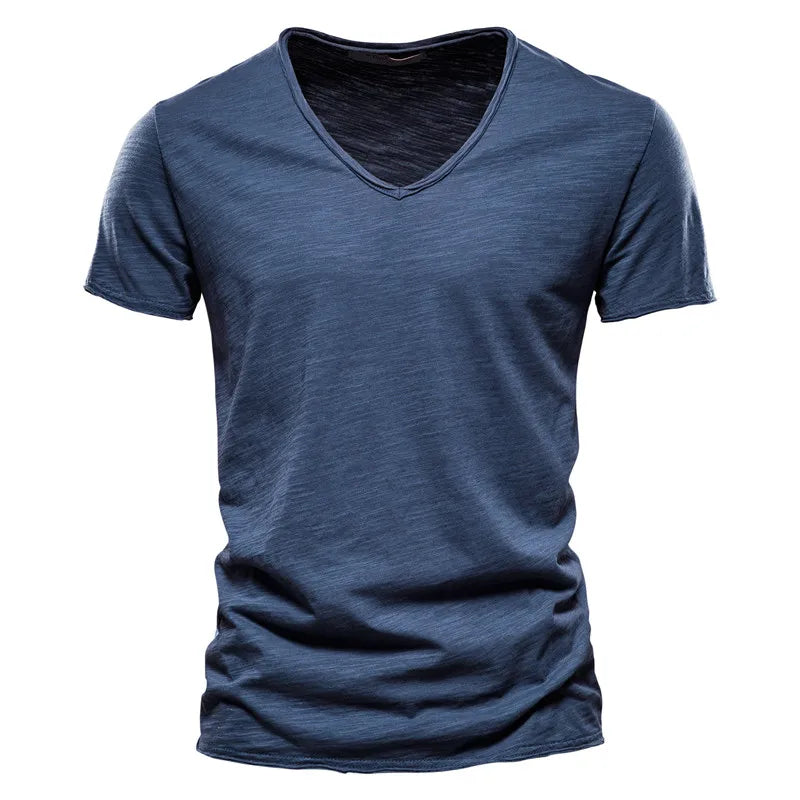Tibor - Camiseta de Algodón Para Verano