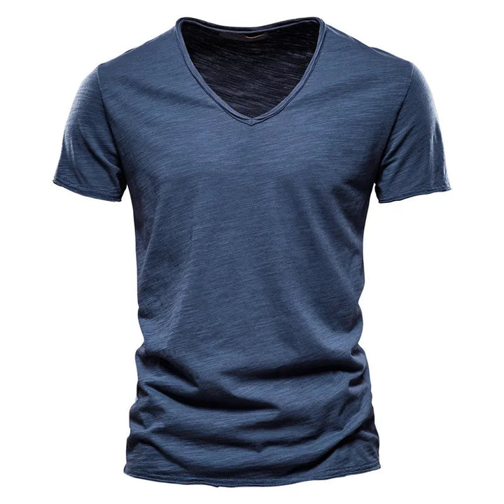 Tibor - Camiseta de Algodón Para Verano