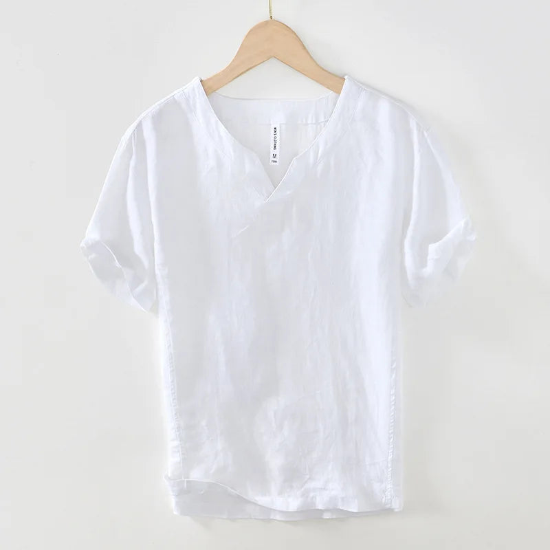 Lech - Camisa De Verano De Lino