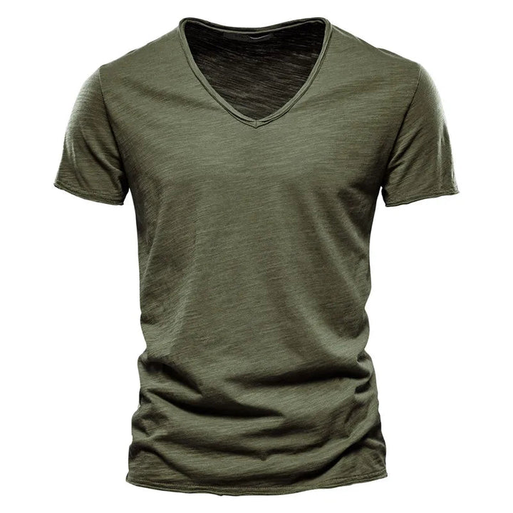 Tibor - Camiseta de Algodón Para Verano
