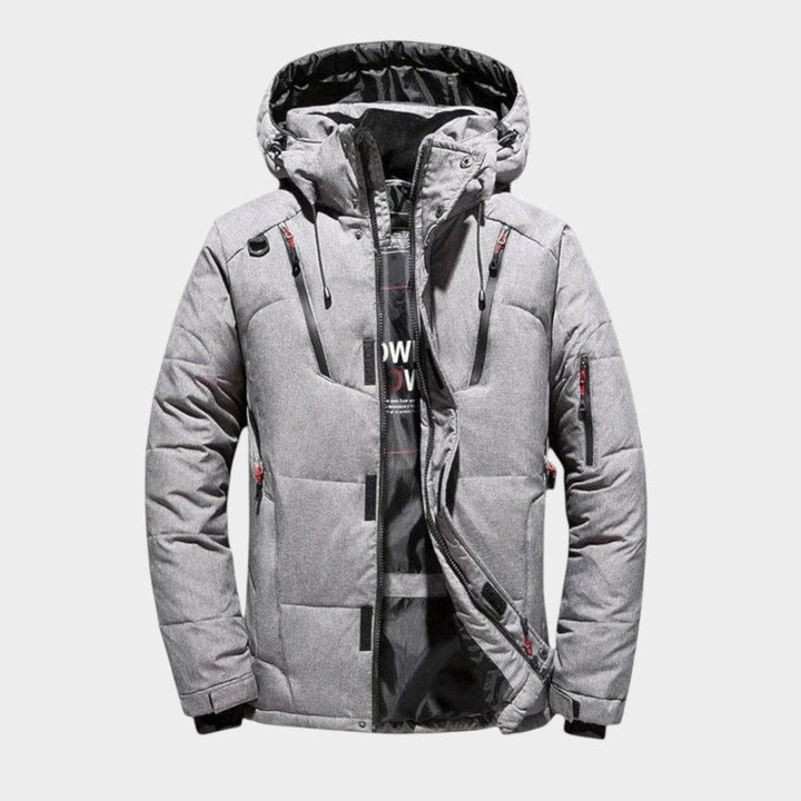 Alaxis - Chaqueta Acolchada Con Capucha y Bolsillos con Cremallera