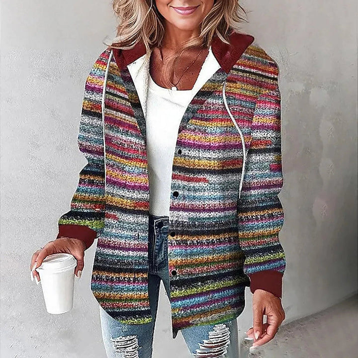 Gaynor - Chaqueta Con Estampado de Cuadros y Capucha Con Cordón