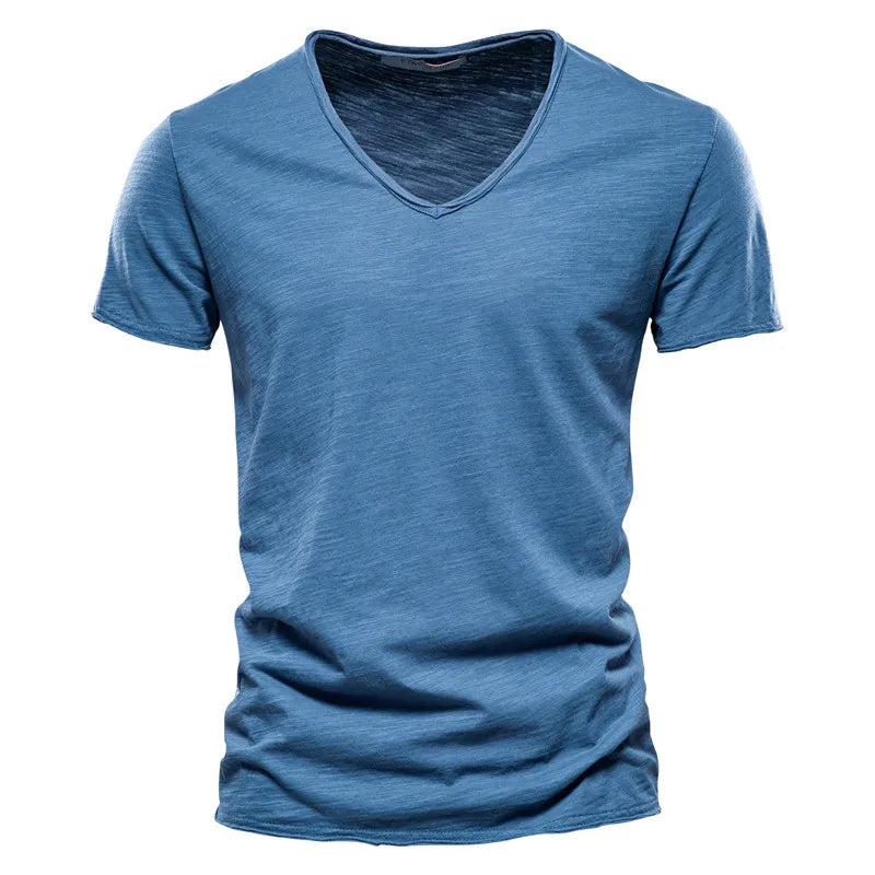 Tibor - Camiseta de Algodón Para Verano