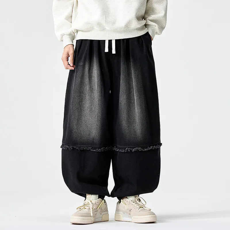 Brennan - Pantalones De Chándal Vaqueros De Corte Ancho y Elegante