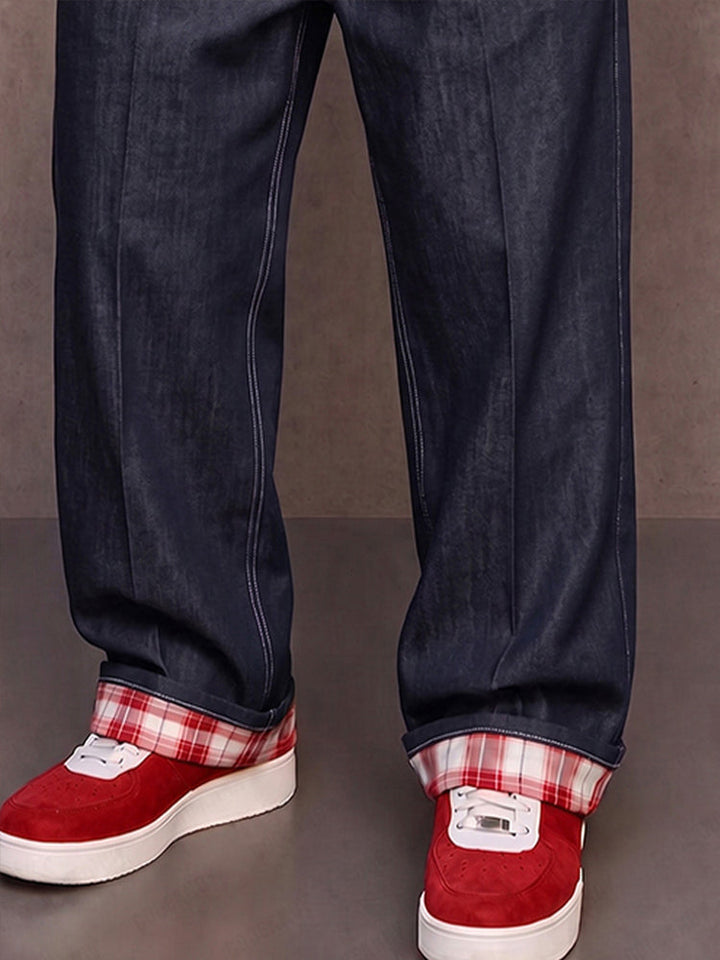 Klymz - Pantalones De Imitación De Vaquero Con Paneles en Contraste