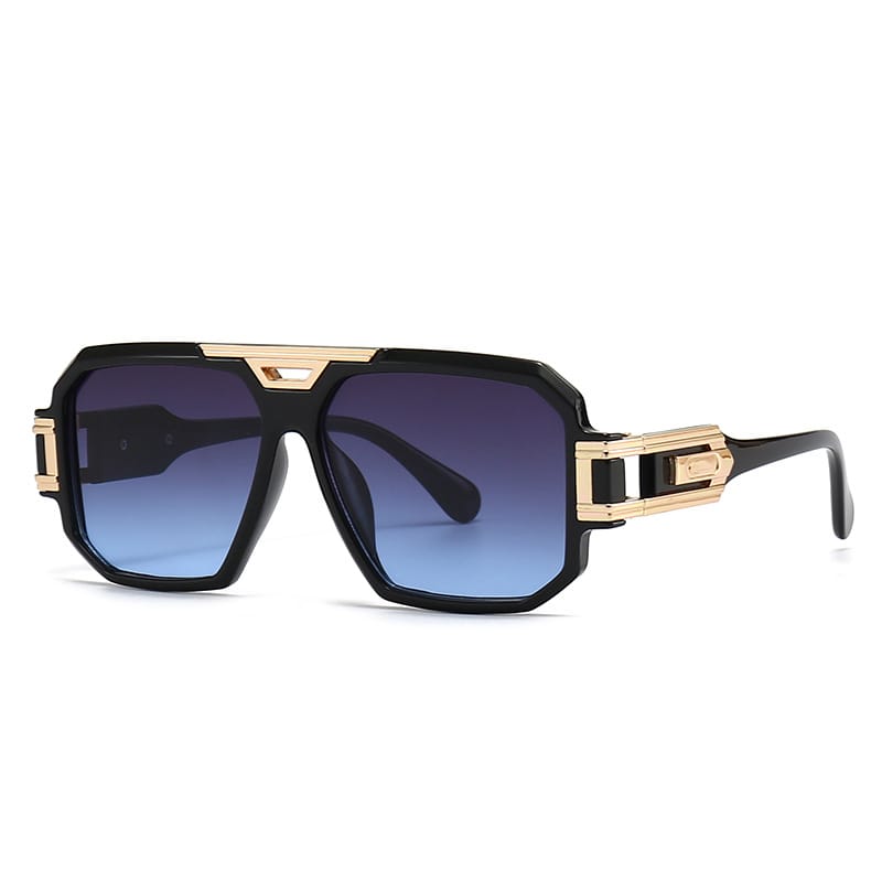 Lunavex - Gafas De Sol Con Montura Cuadrada Llamativa Y Degradado