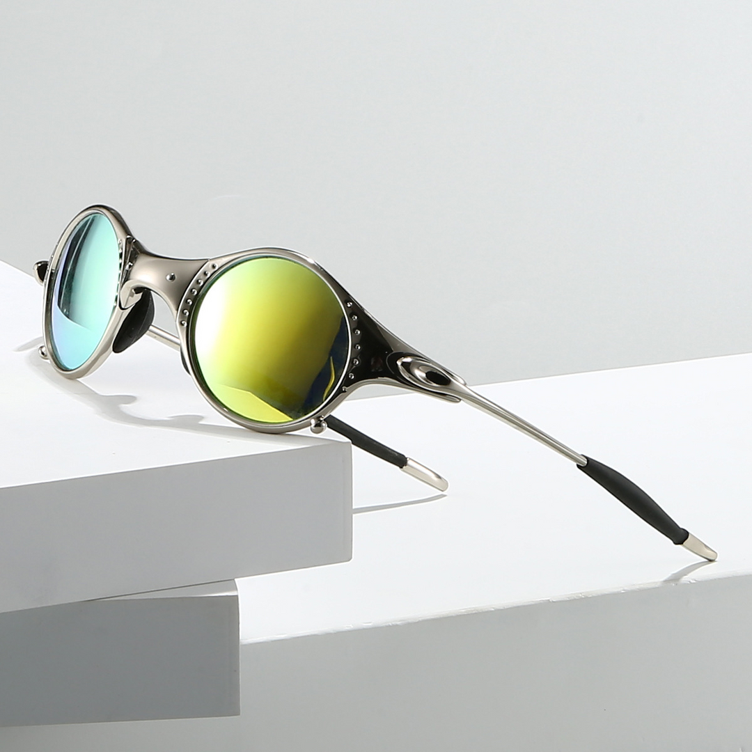 AeroShine - Gafas De Sol Con Cristales Redondos