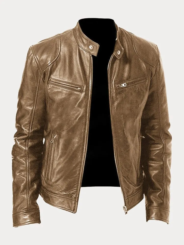 Chiron - Chaqueta De Cuero Informal