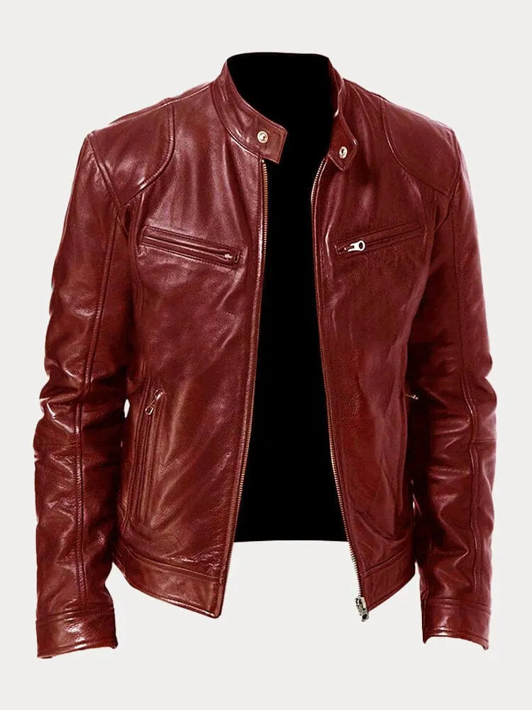 Chiron - Chaqueta De Cuero Informal