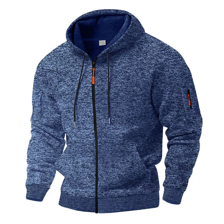 Jesson - Elegante Chaqueta Con Capucha De Forro Polar