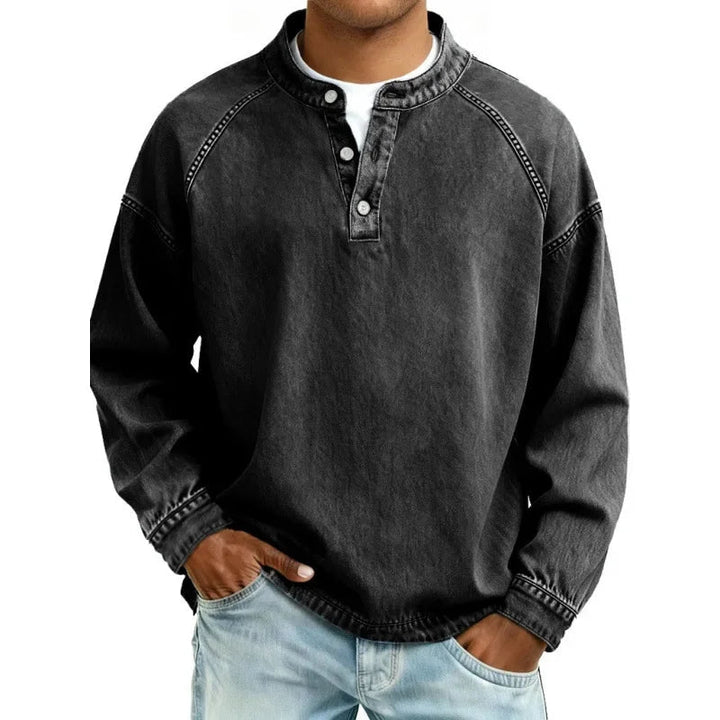 Stuart - Camisa Vintage Con Botones