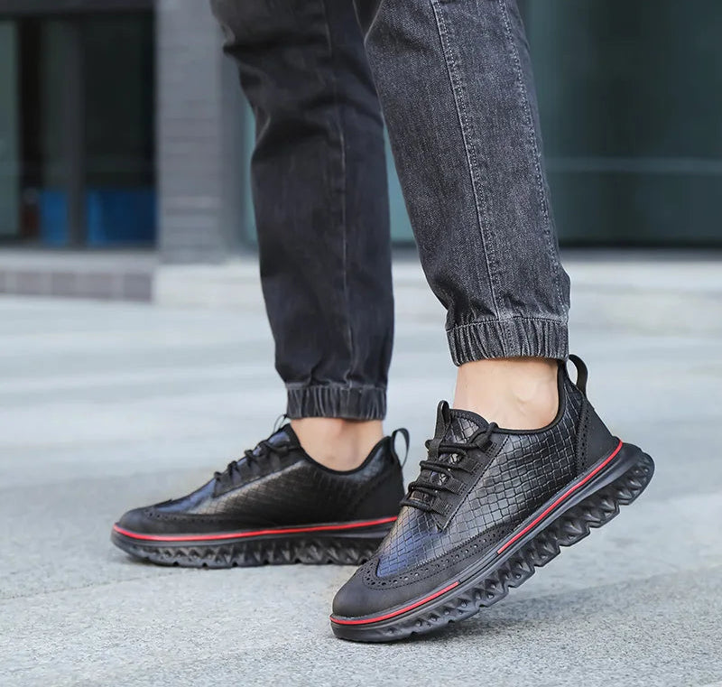 Mitchel - Zapatillas de Cuero