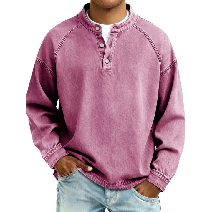 Stuart - Camisa Vintage Con Botones