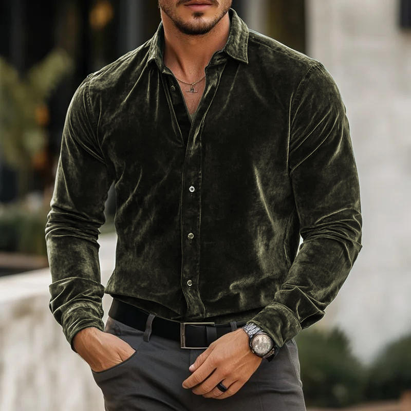 Kalana - Camisa Elegante de Manga larga Con Cuello