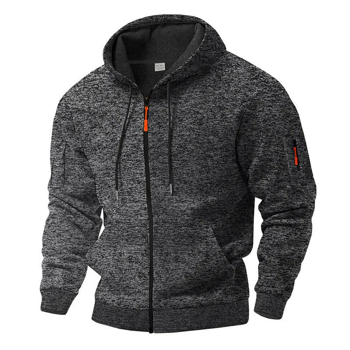 Jesson - Elegante Chaqueta Con Capucha De Forro Polar
