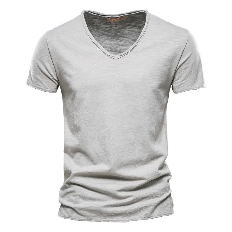 Tibor - Camiseta de Algodón Para Verano
