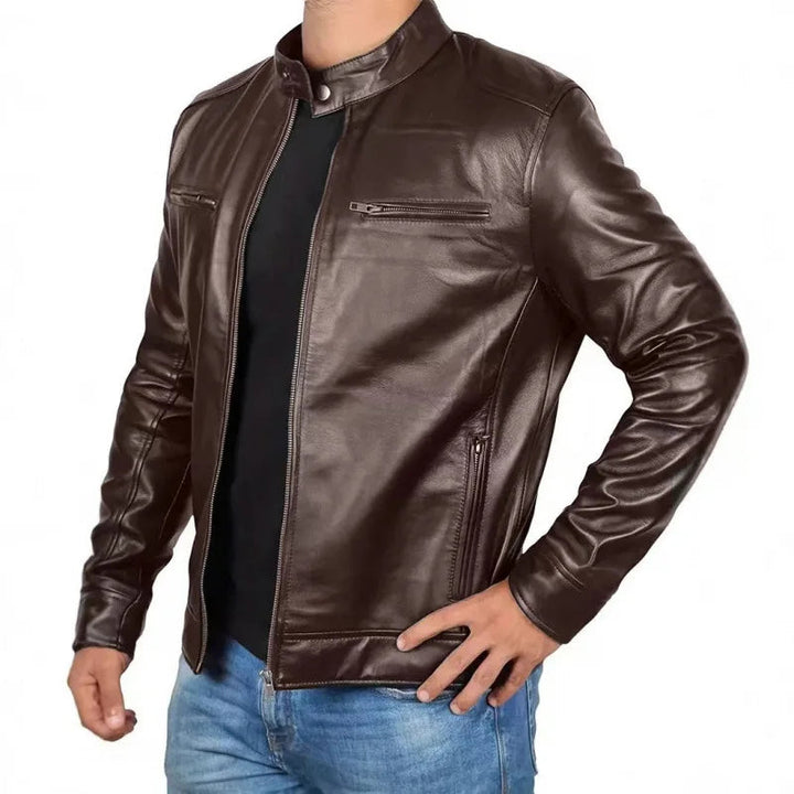 Daouda - Elegante Chaqueta De Cuero