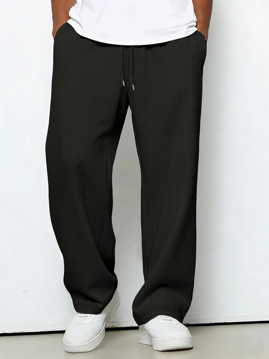 Messi - Pantalones Informales De Corte Ancho Con Cordón