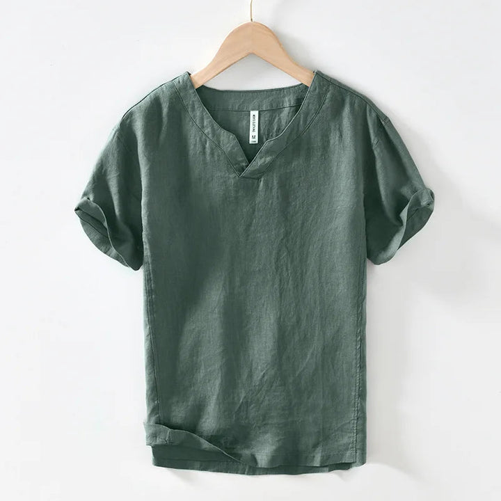 Lech - Camisa De Verano De Lino