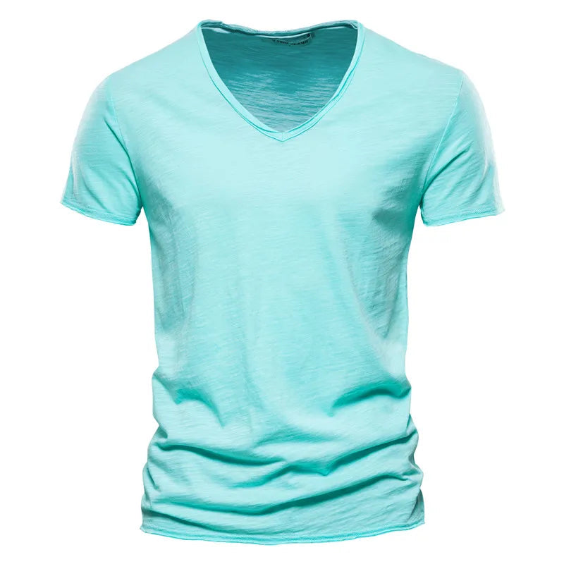 Tibor - Camiseta de Algodón Para Verano