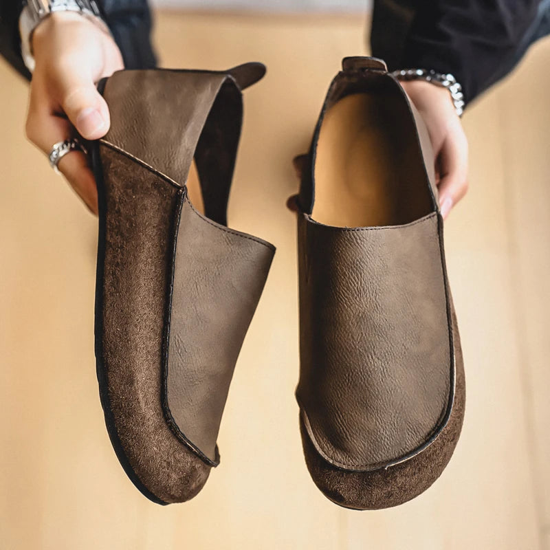 Hersch - Zapatos Cómodos De Cuero