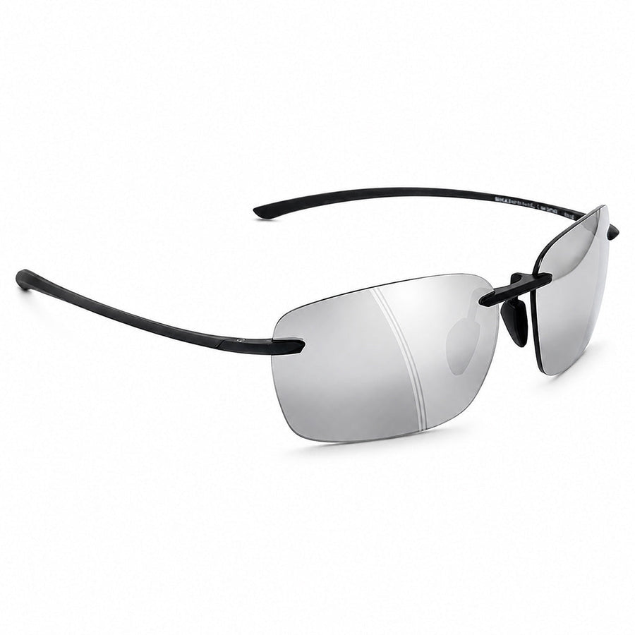Zenvora - Gafas De Sol Con Espejo Rectangular Moderno Sin Montura
