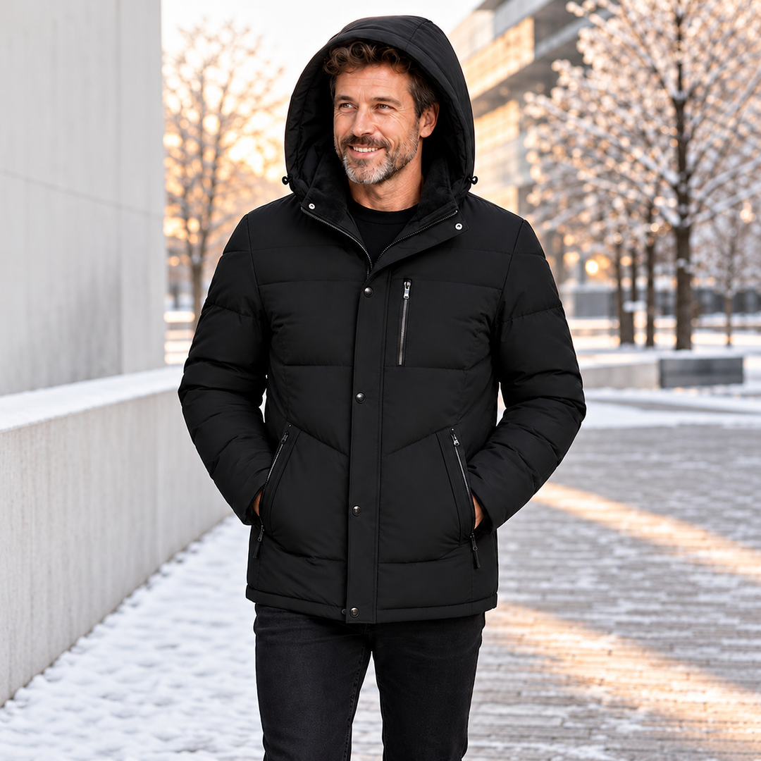 Jahsiah - Abrigo De Invierno Con Forro Polar