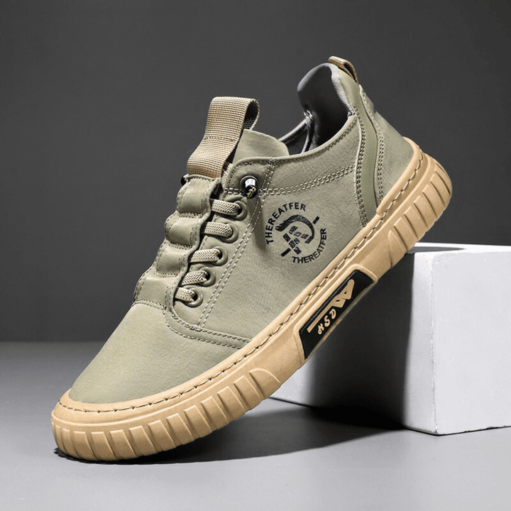 Rahal - Zapatillas de Ante Con Cordones