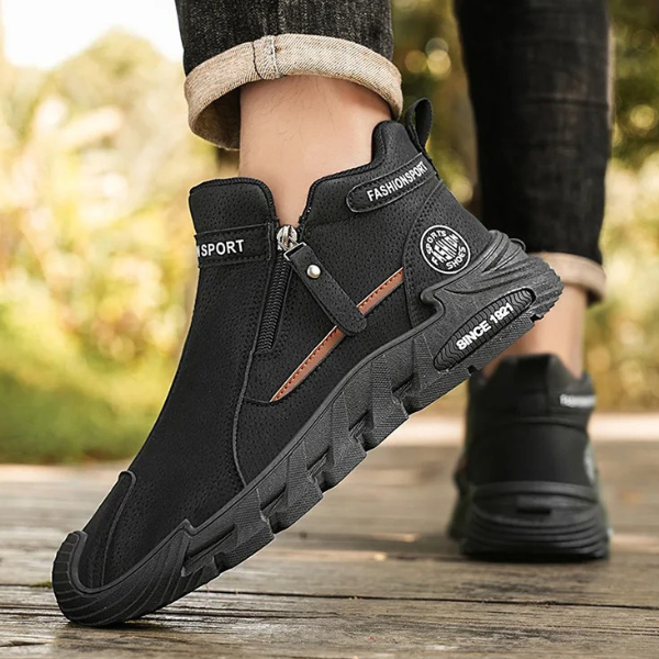 Jaquarius - Zapatillas Deportivas Modernas Con Cremallera Lateral
