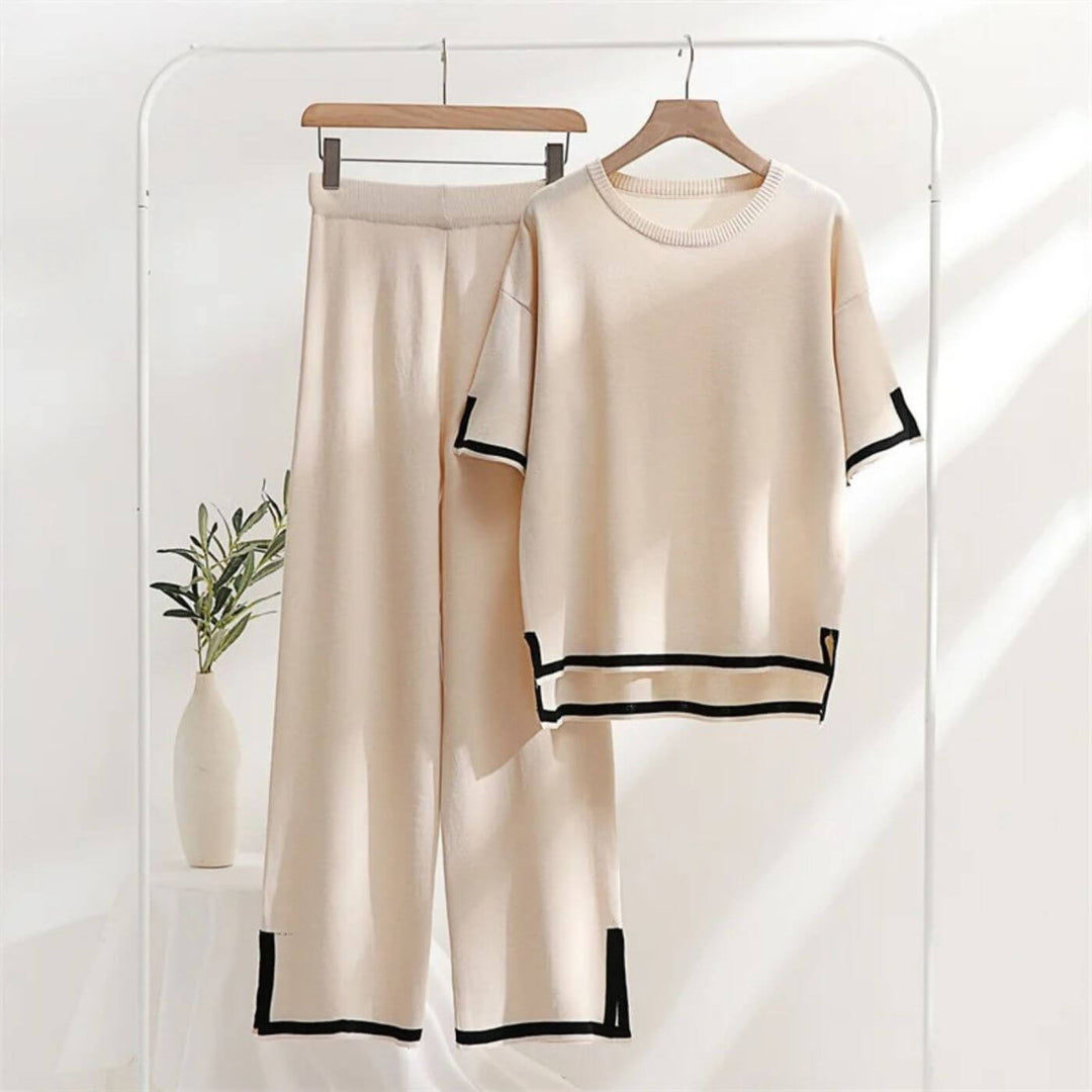 Heleta - Elegante Conjunto De Dos Piezas Tipo Capri